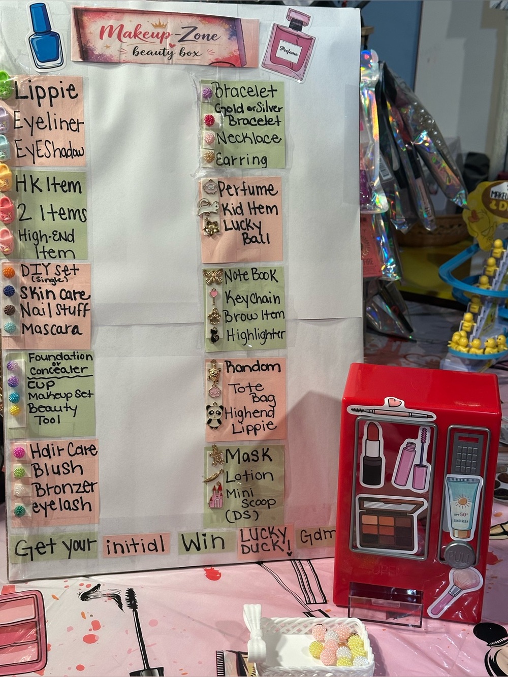 Makeup vending machine (READ DESCRIPTION FOR DETAILS)
